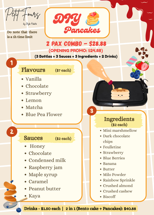 2 in 1 combo (Pancake + Bento Cake)